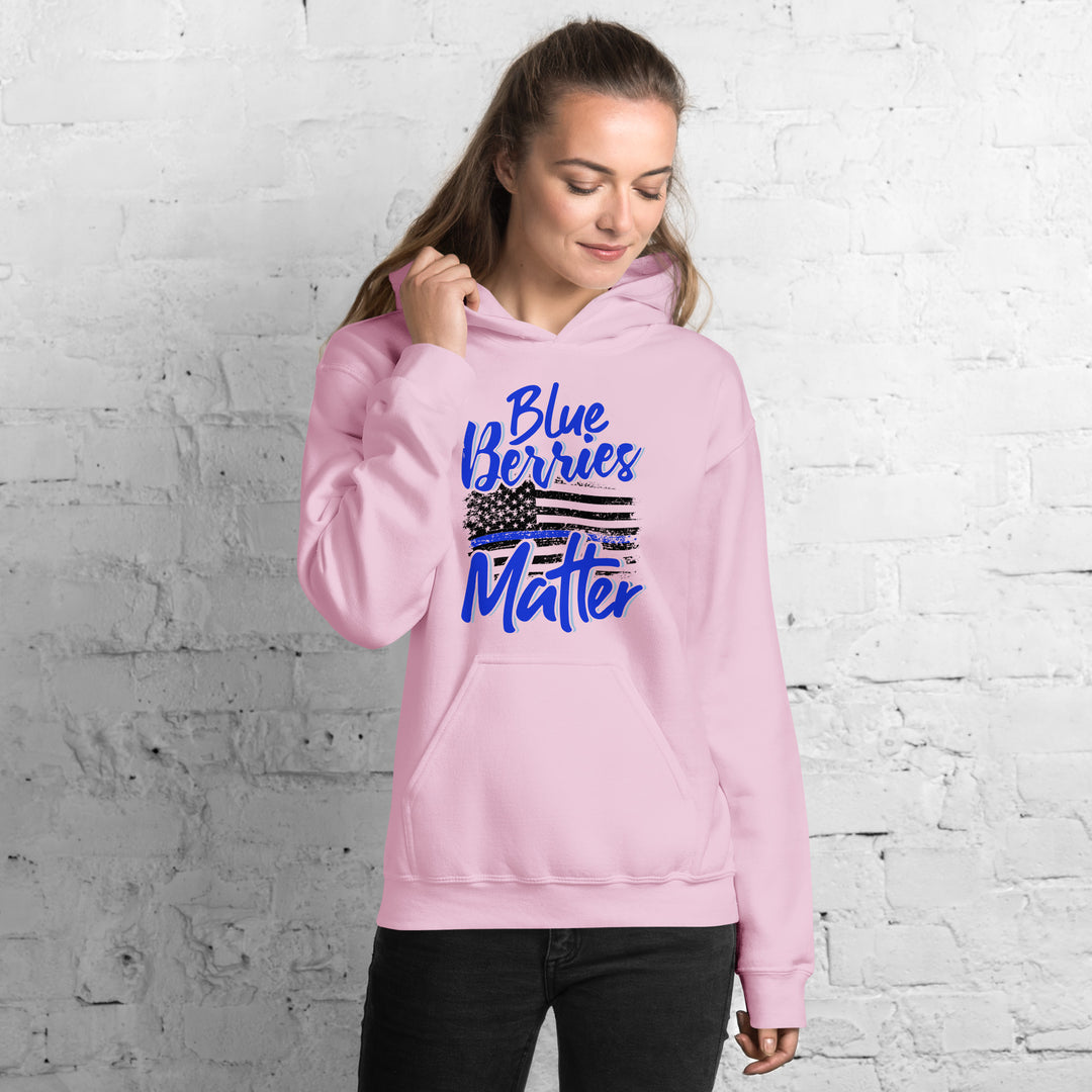 BLUE BERRIES MATTER HOODIE