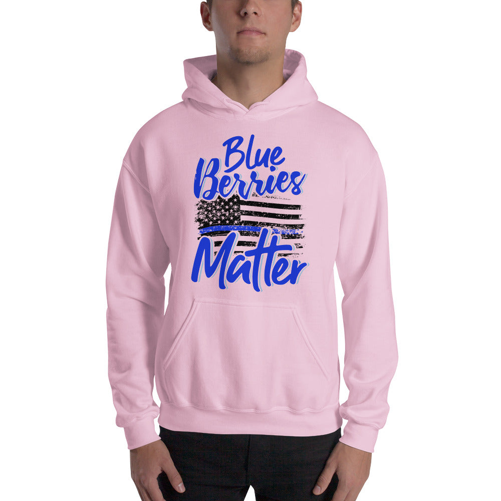 BLUE BERRIES MATTER HOODIE