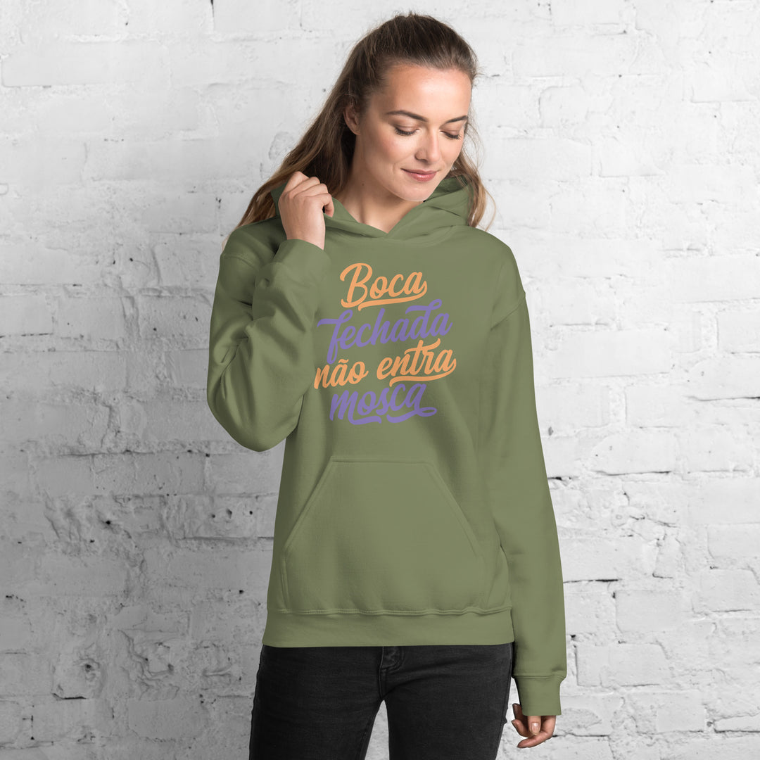 Boca fechada não entra mosca Hoodie