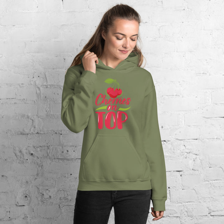 CHERRIES ON TOP HOODIE