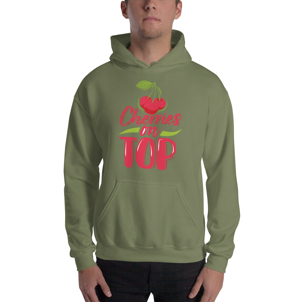 CHERRIES ON TOP HOODIE