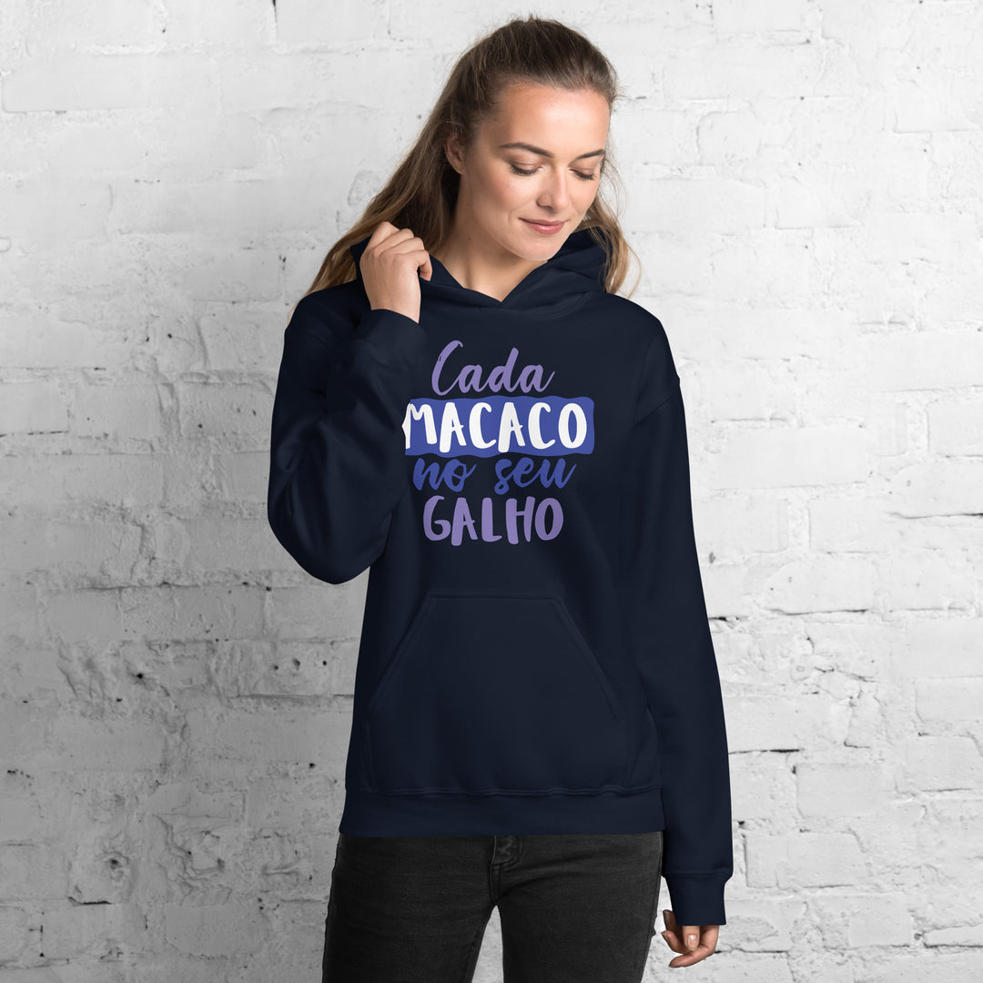 Casa macaco no seu galho Hoodie