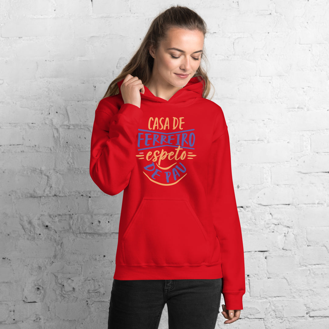 Casa de ferreiro espeto de pau Hoodie