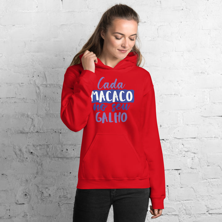 Casa macaco no seu galho Hoodie