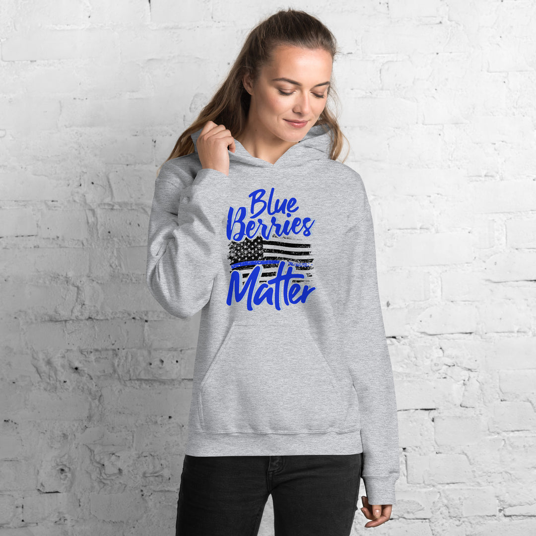 BLUE BERRIES MATTER HOODIE