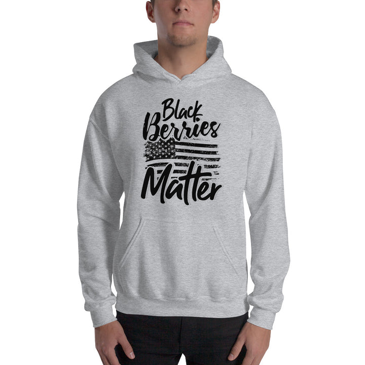 BLACK BERRIES MATTER HOODIE