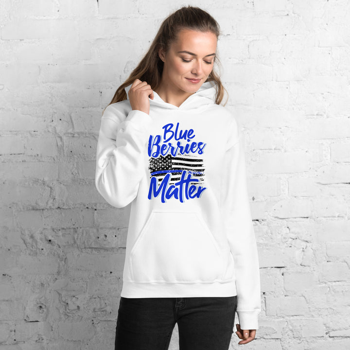 BLUE BERRIES MATTER HOODIE