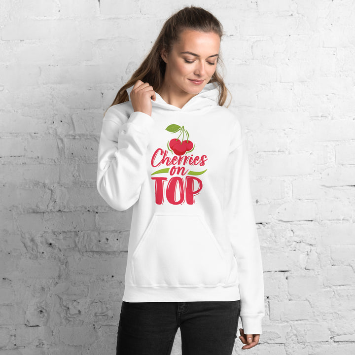 CHERRIES ON TOP HOODIE