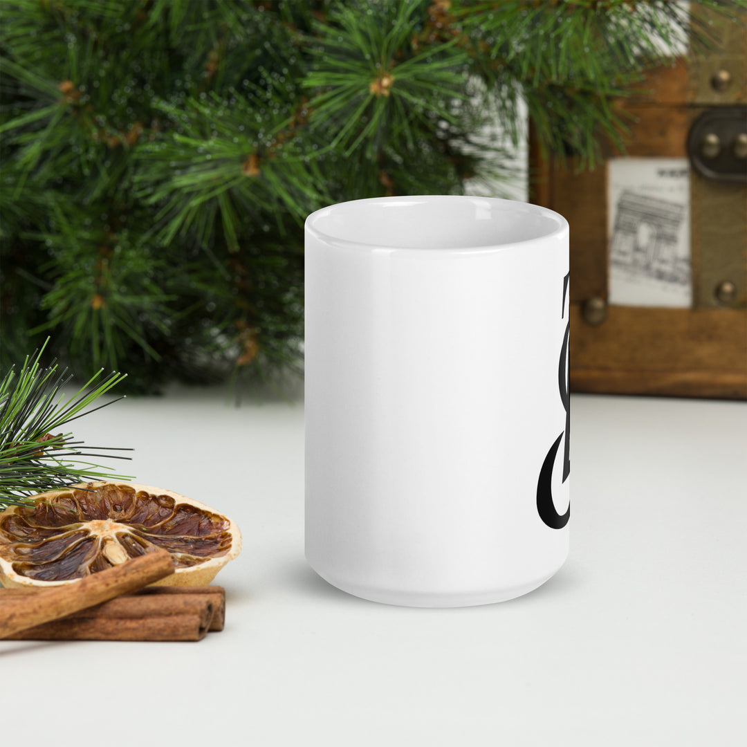 TLS White glossy mug