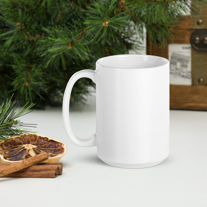 TLS White glossy mug