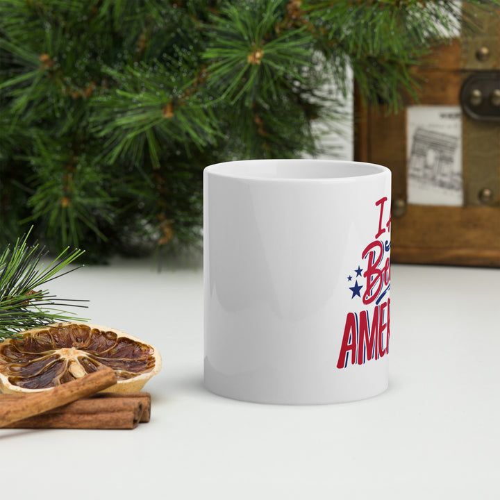 I AM BERRY AMERICAN WHITE GLOSSY MUG