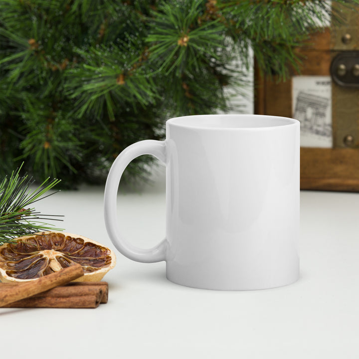 The Early Bird Gets The Worm White glossy mug