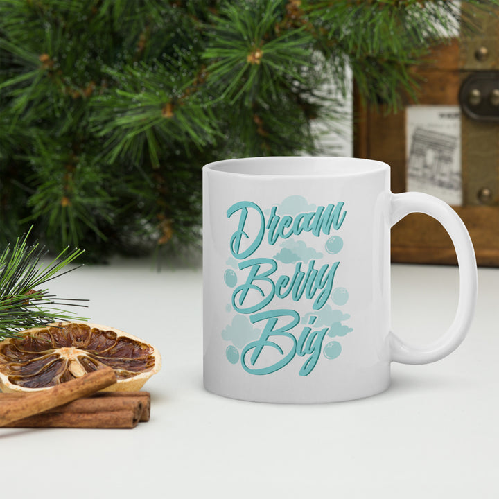 DREAM BERRY BIG WHITE GLOSSY MUG