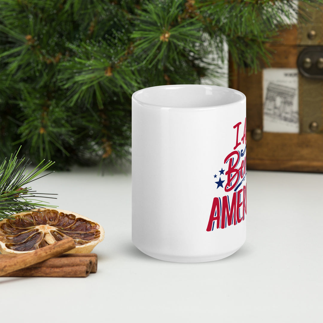 I AM BERRY AMERICAN WHITE GLOSSY MUG