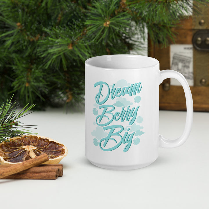 DREAM BERRY BIG WHITE GLOSSY MUG