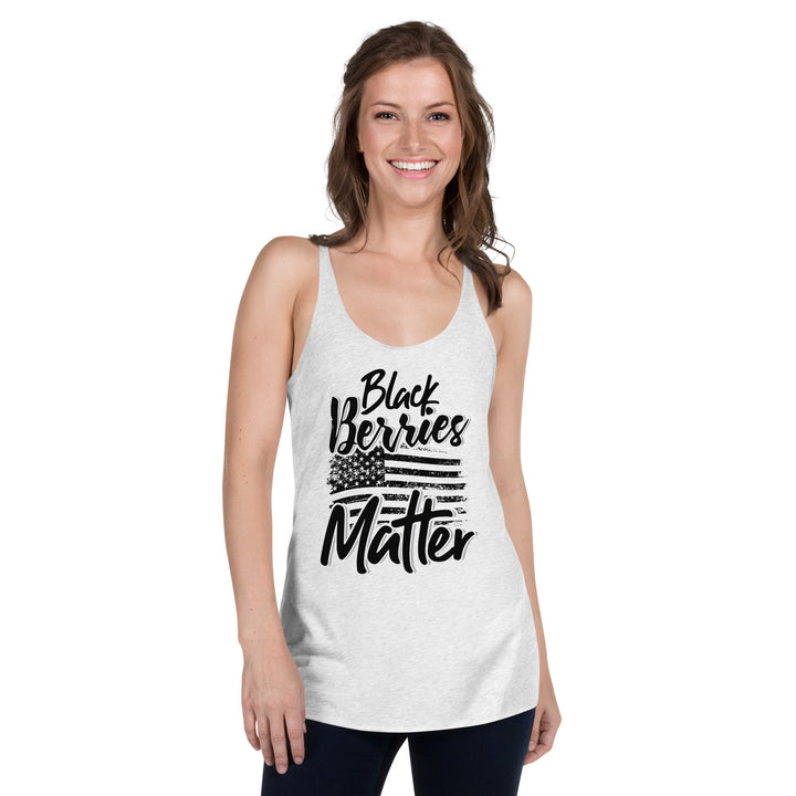 BLACK BERRIES MATTER TANK