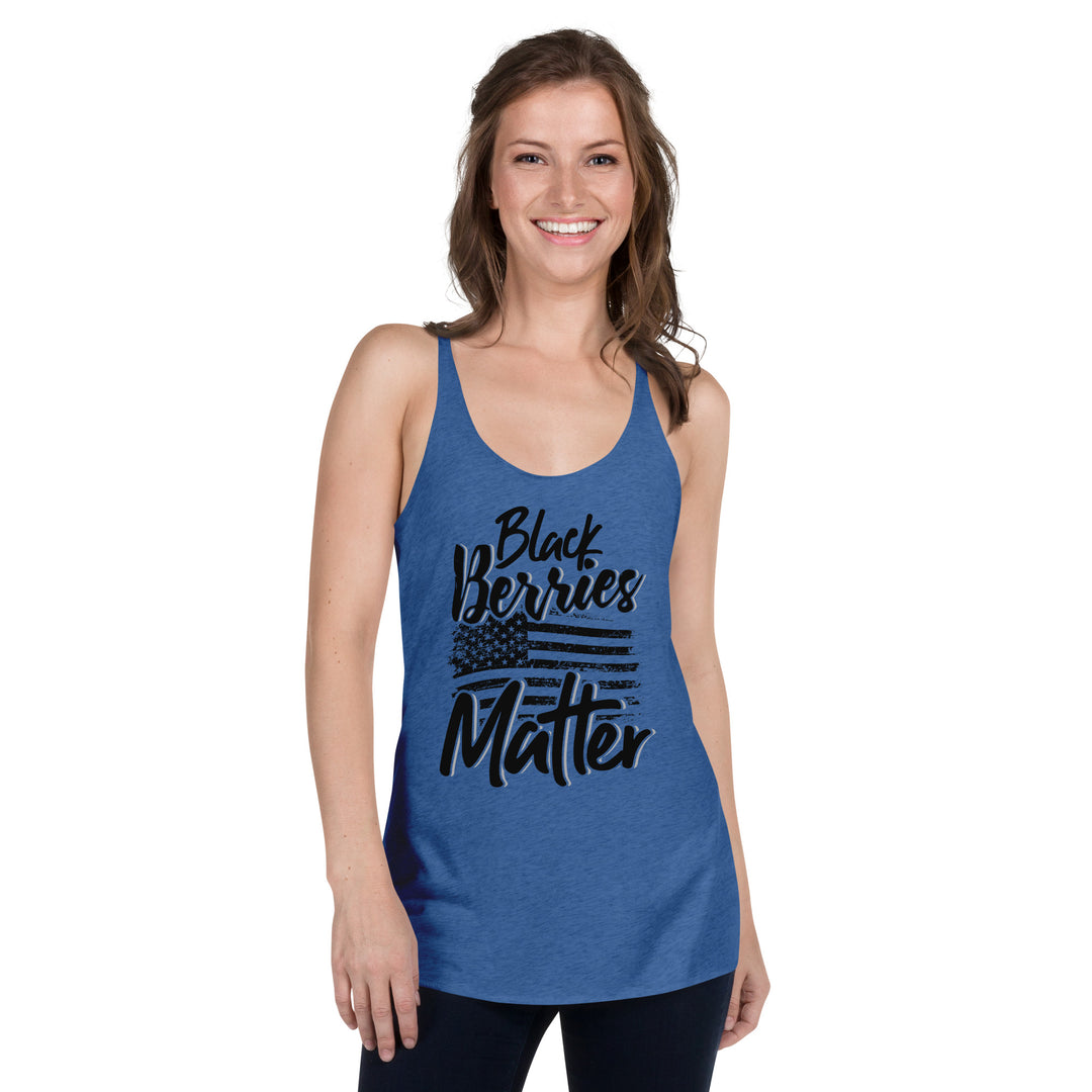 BLACK BERRIES MATTER TANK