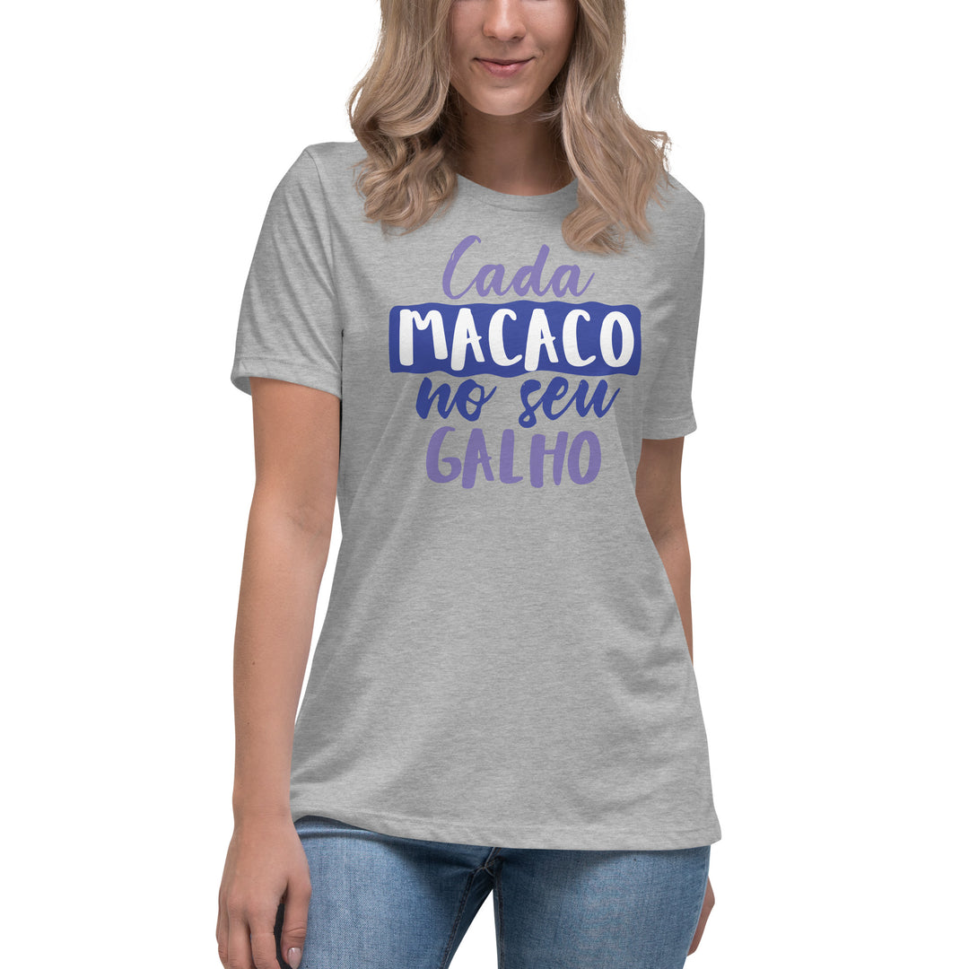 Casa macaco no seu galho Women's Relaxed T-Shirt