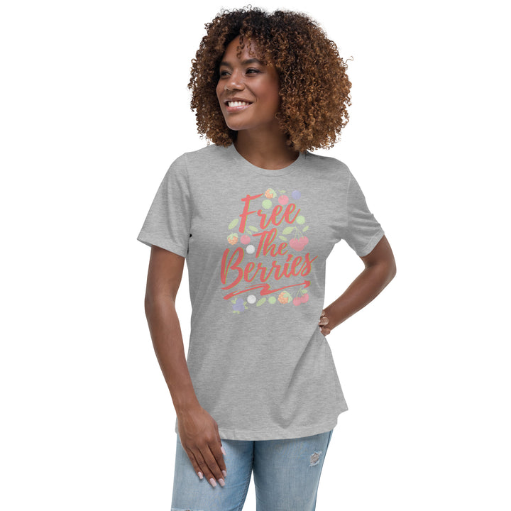 FREE THE BERRIES WOMEN'S RELAXED T-SHIRT