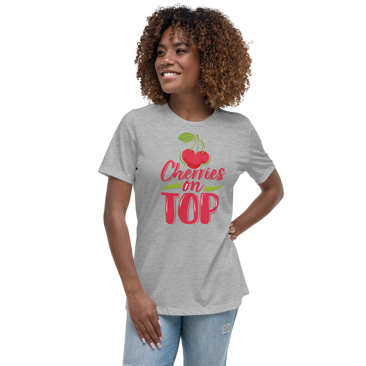 CHERRIES ON TOP WOMEN'S RELAXED T-SHIRT