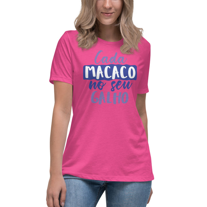 Casa macaco no seu galho Women's Relaxed T-Shirt