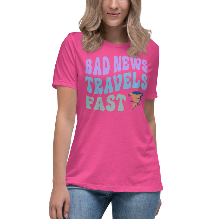 Bad News Travels Fast Women's Relaxed T-Shirt