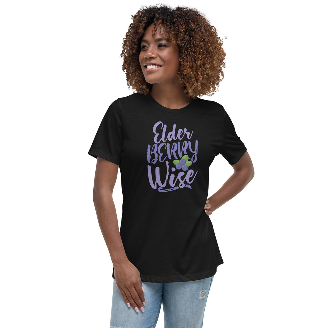 ELDER BERRY WISE WOMEN'S RELAXED T-SHIRT