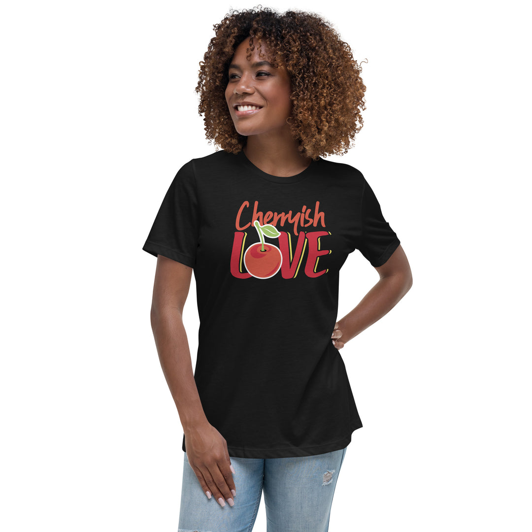 CHERRYISH LOVE WOMEN'S RELAXED T-SHIRT