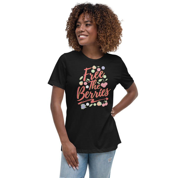 FREE THE BERRIES WOMEN'S RELAXED T-SHIRT