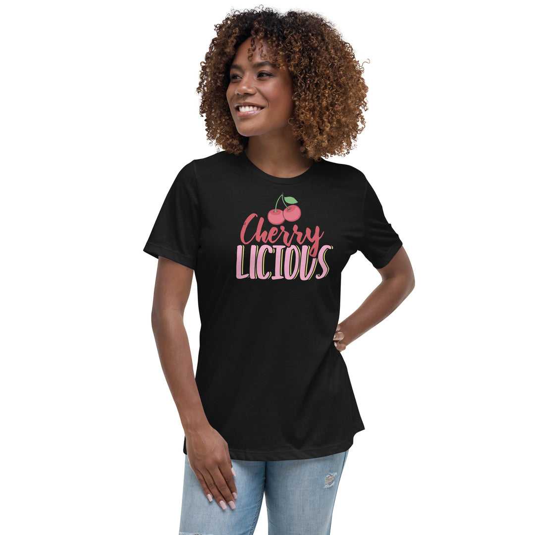 CHERRY LICIOUS WOMEN'S RELAXED T-SHIRT