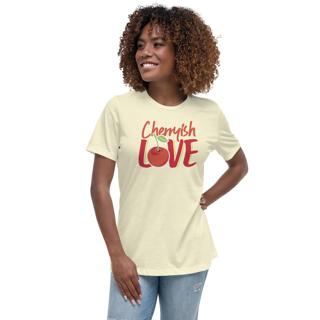 CHERRYISH LOVE WOMEN'S RELAXED T-SHIRT