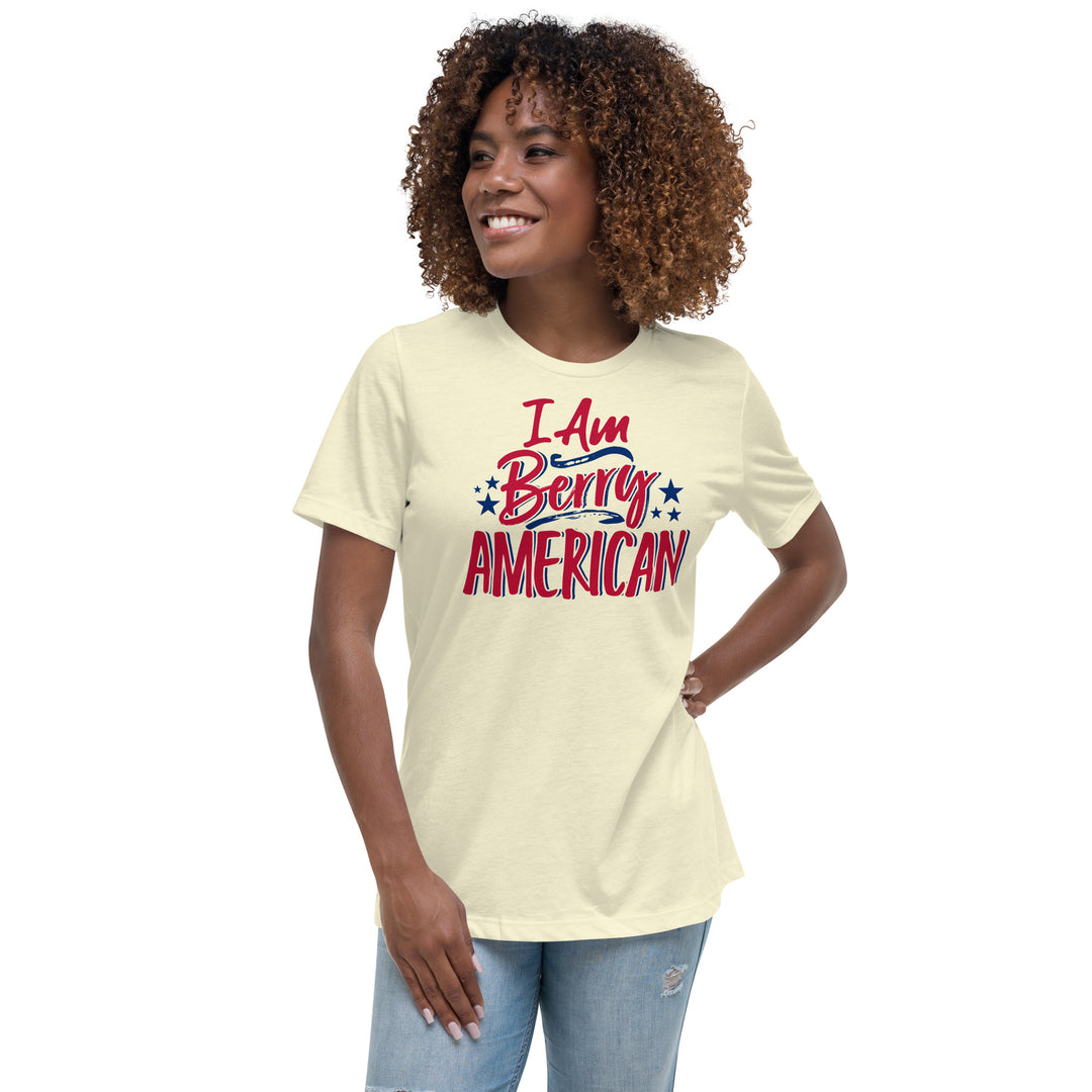 I AM BERRY AMERICAN WOMEN'S RELAXED T-SHIRT