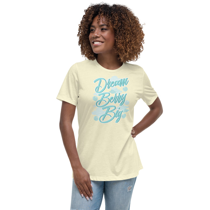 DREAM BERRY BIG WOMEN'S RELAXED T-SHIRT