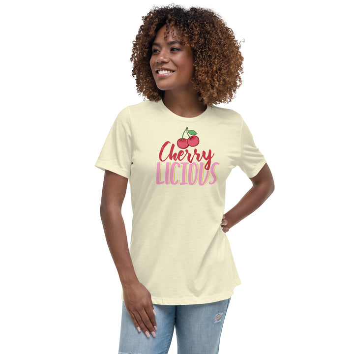 CHERRY LICIOUS WOMEN'S RELAXED T-SHIRT