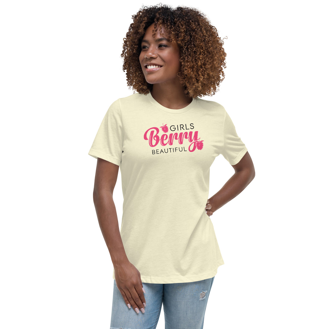 GIRLS BERRY BEAUTIFUL WOMEN'S RELAXED T-SHIRT