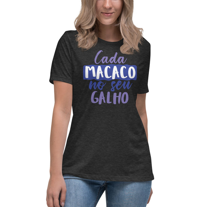 Casa macaco no seu galho Women's Relaxed T-Shirt