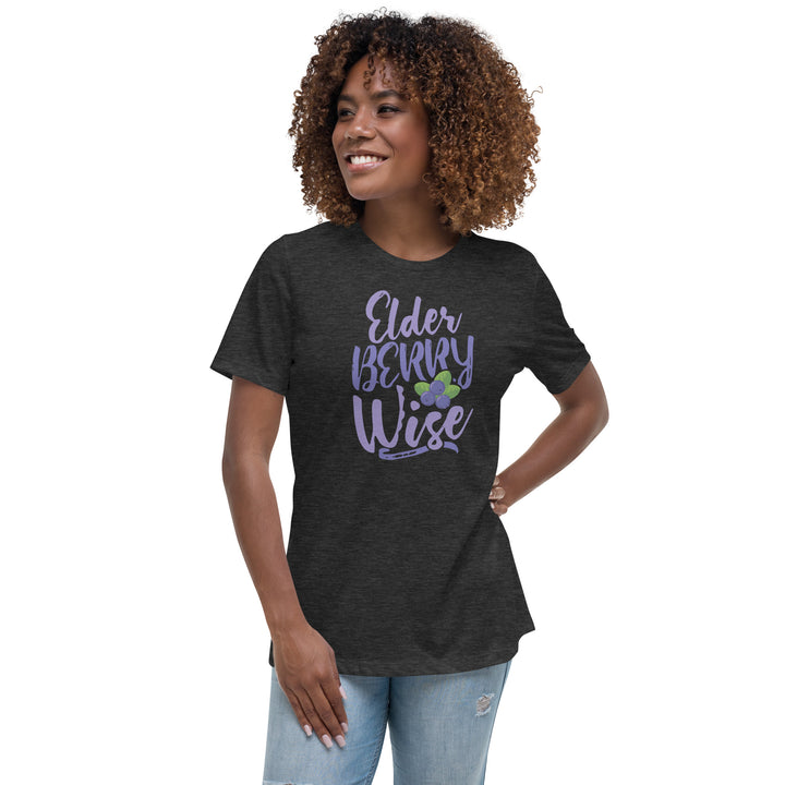 ELDER BERRY WISE WOMEN'S RELAXED T-SHIRT