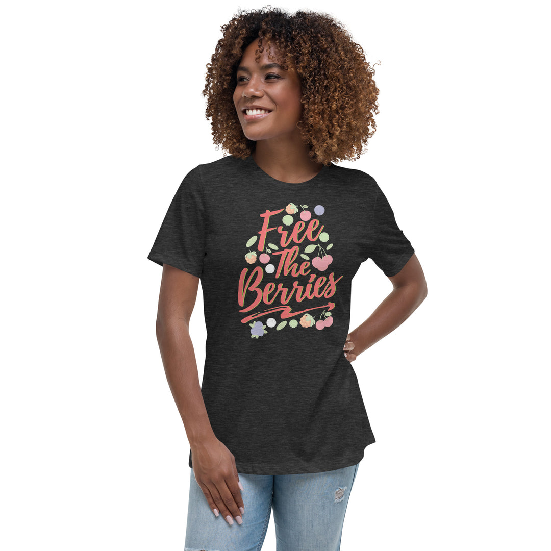 FREE THE BERRIES WOMEN'S RELAXED T-SHIRT