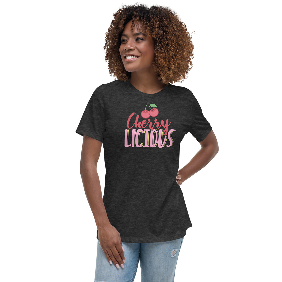 CHERRY LICIOUS WOMEN'S RELAXED T-SHIRT