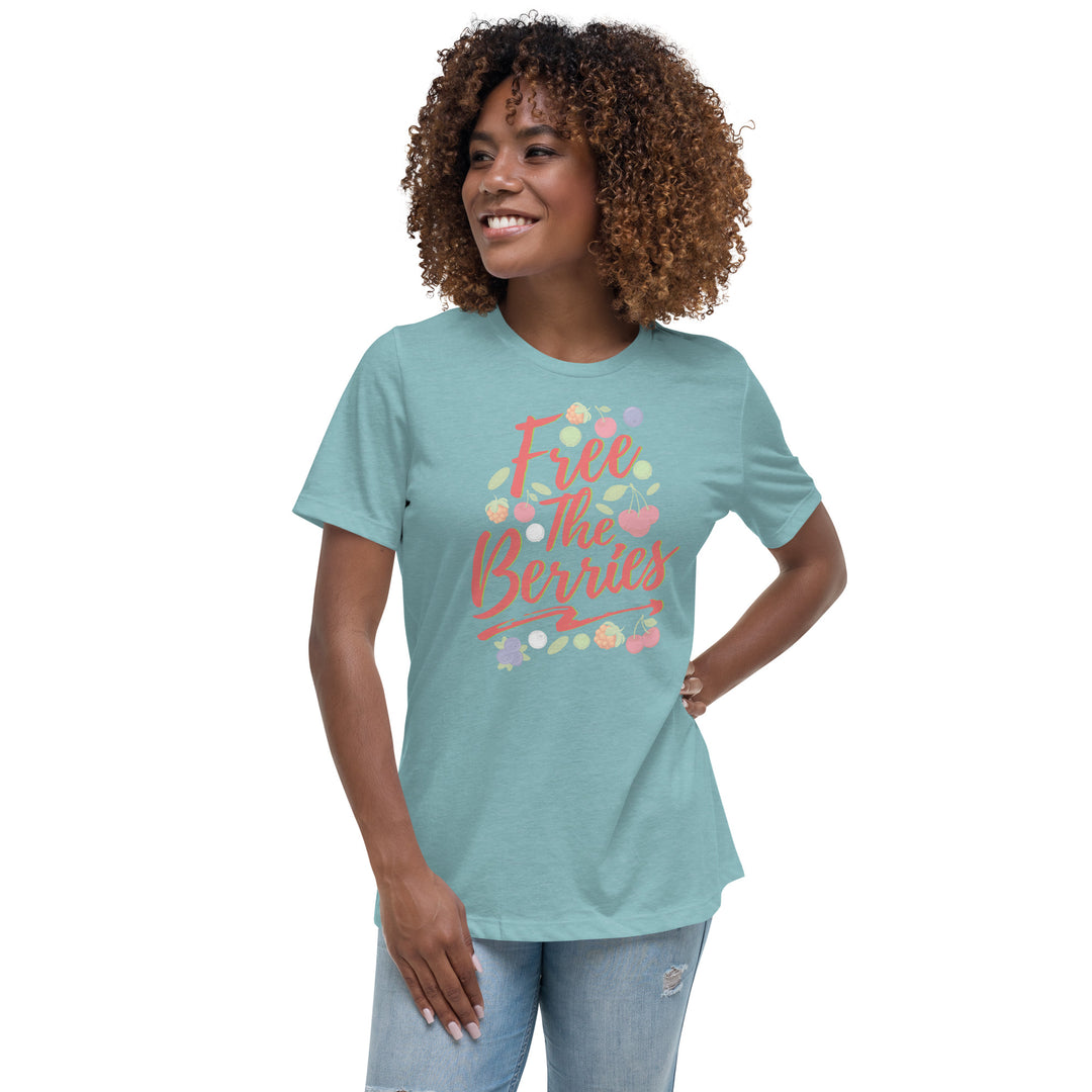 FREE THE BERRIES WOMEN'S RELAXED T-SHIRT