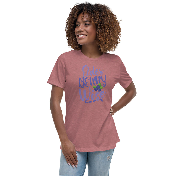 ELDER BERRY WISE WOMEN'S RELAXED T-SHIRT