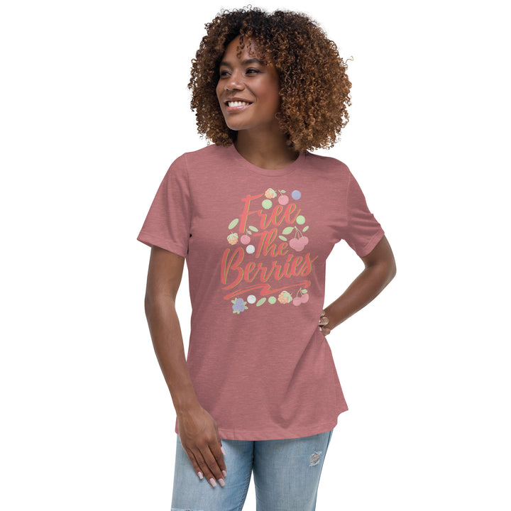 FREE THE BERRIES WOMEN'S RELAXED T-SHIRT