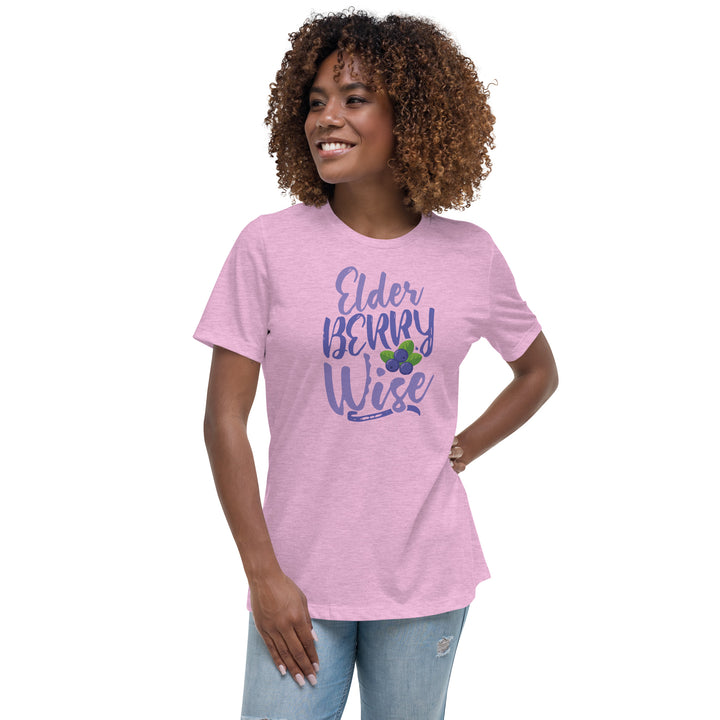 ELDER BERRY WISE WOMEN'S RELAXED T-SHIRT