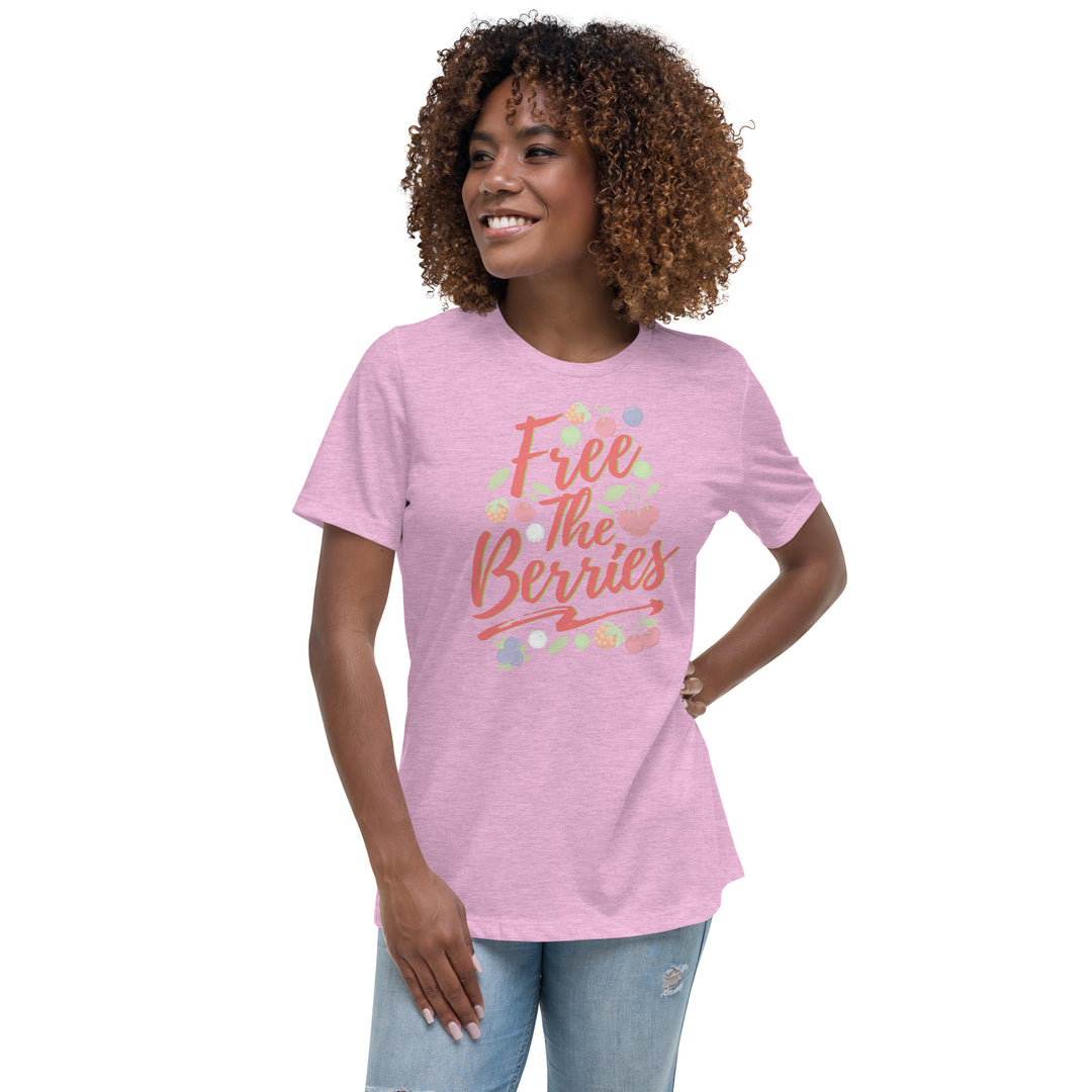 FREE THE BERRIES WOMEN'S RELAXED T-SHIRT