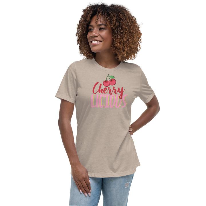 CHERRY LICIOUS WOMEN'S RELAXED T-SHIRT