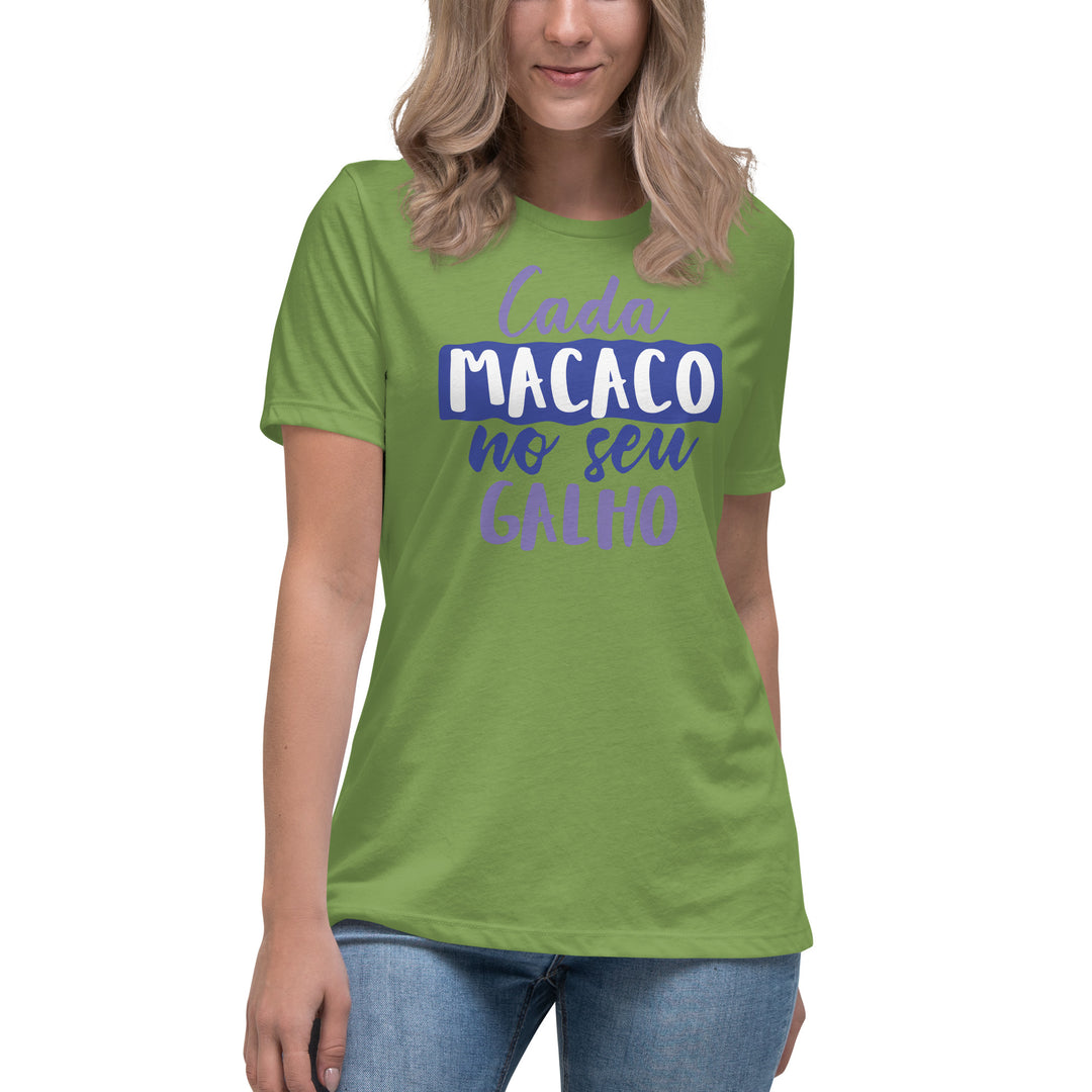 Casa macaco no seu galho Women's Relaxed T-Shirt