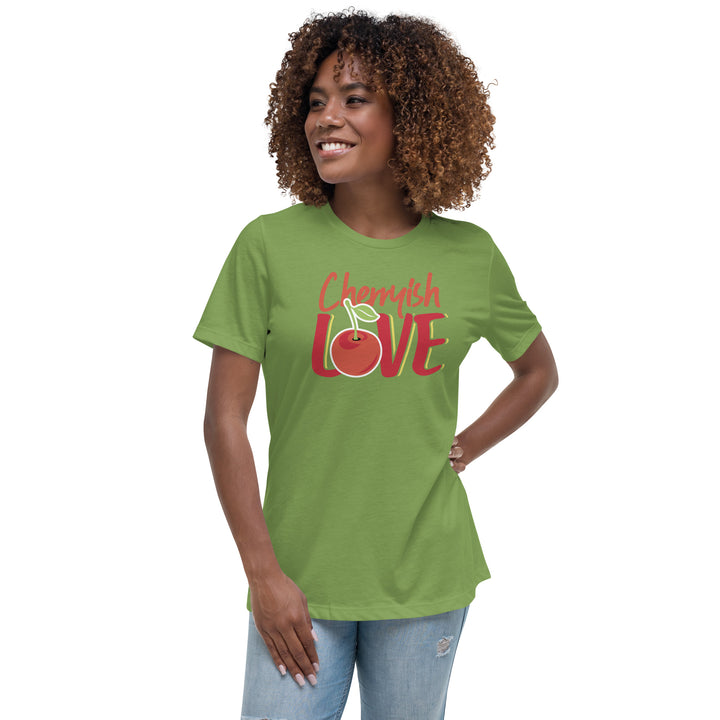 CHERRYISH LOVE WOMEN'S RELAXED T-SHIRT