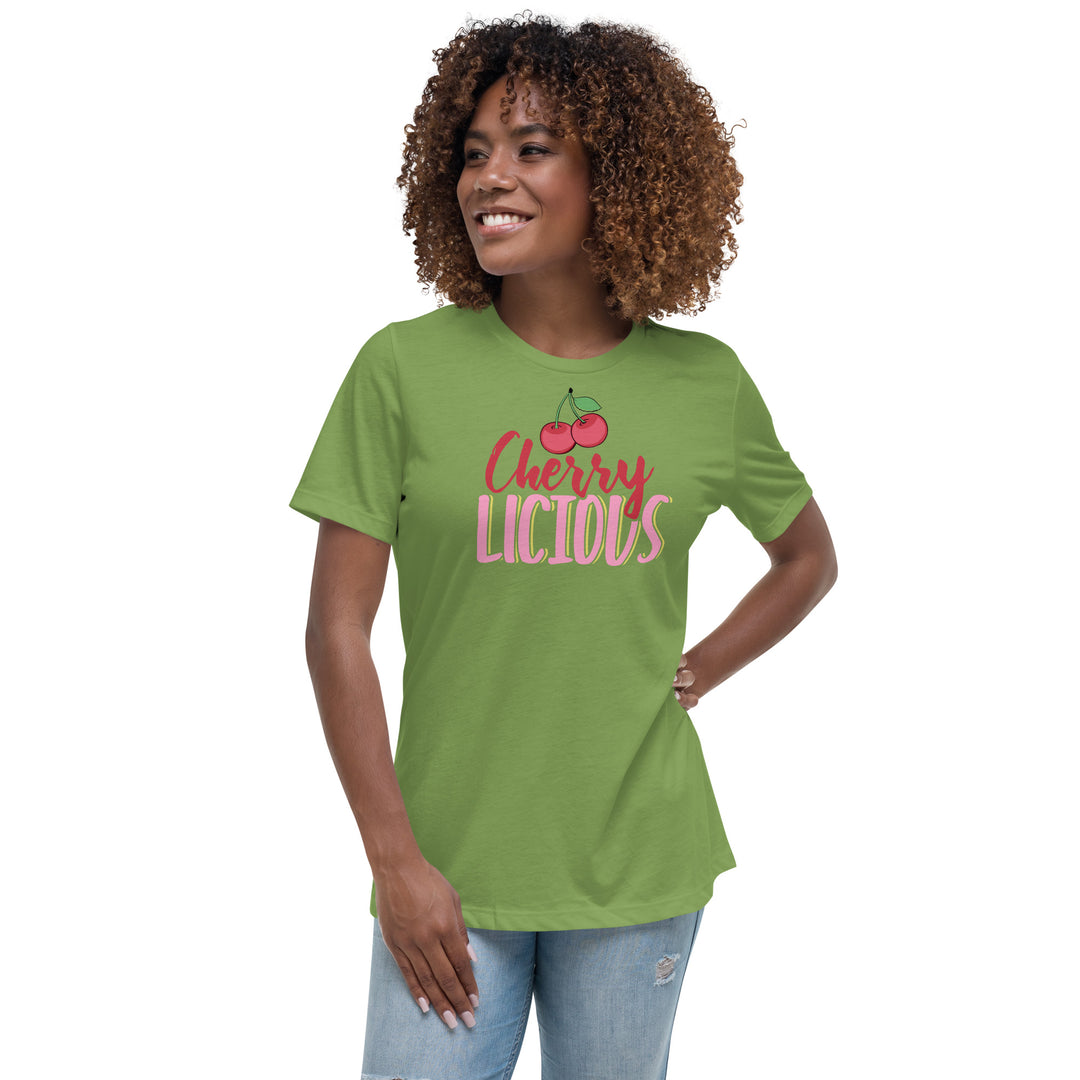 CHERRY LICIOUS WOMEN'S RELAXED T-SHIRT