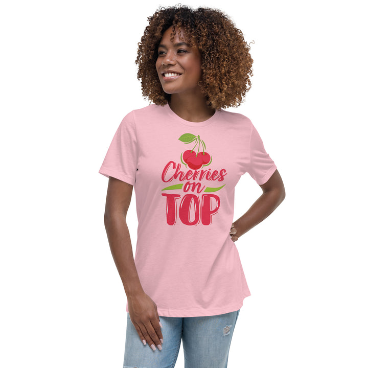 CHERRIES ON TOP WOMEN'S RELAXED T-SHIRT