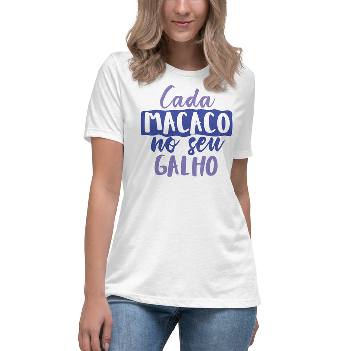 Casa macaco no seu galho Women's Relaxed T-Shirt